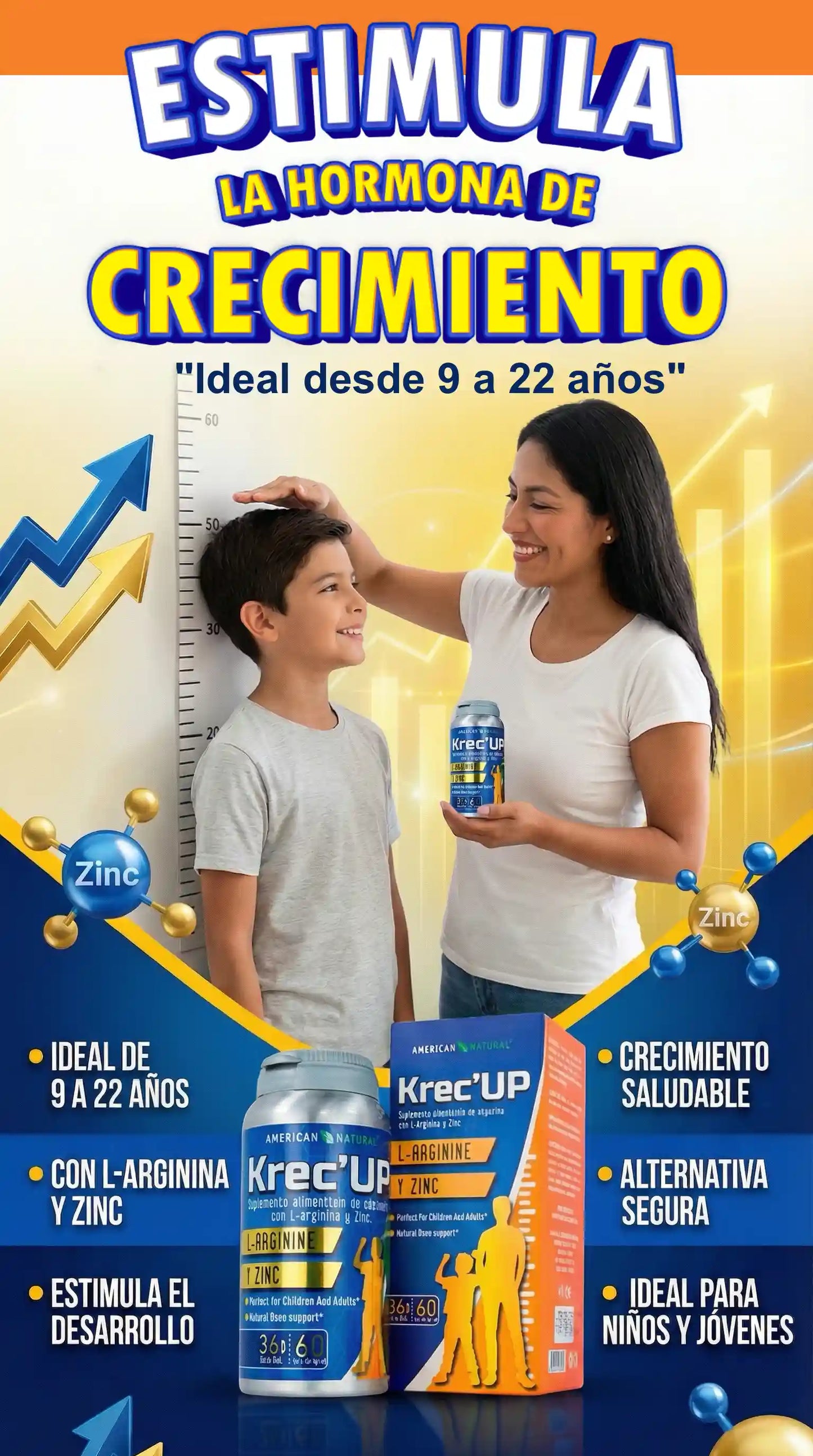 Krec’Up Crecimiento & Desarrollo (9–22 años)