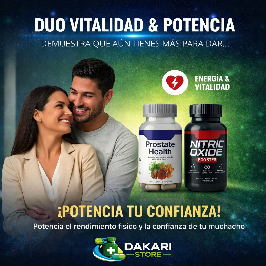 Combo Prostate Health Nitric Oxide (Potenciador masculino) cop