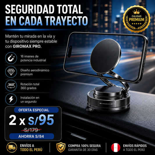Soporte Magnético 360° para celular